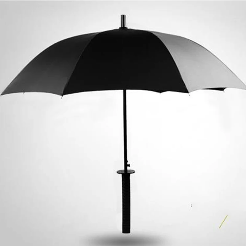 

Windproof Strong Umbrella Women Men Luxury Folding Samurai Umbrella Sun Black Travel Guarda Chuvas Household Merchandise WWH11XP