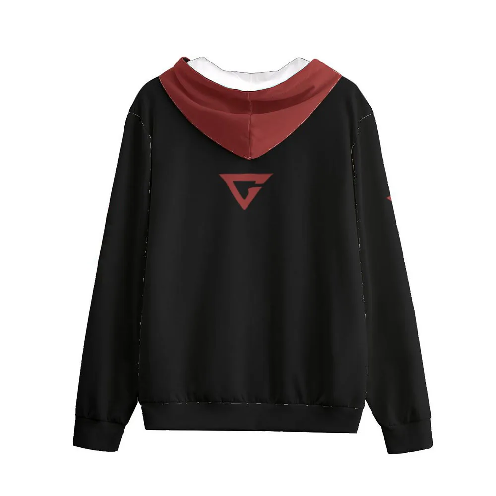 Gebura Cosplay Lobotomy Corporation Zipper Hoodies Limbus Company Zip-Up Hoodies Unisex Streetwear Langarm Mode Pullover – Detail 4
