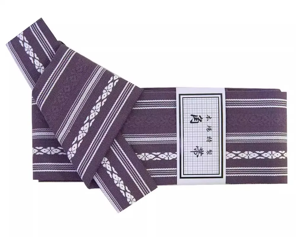 

Традиционный японский мужской пояс-кимоно — цельнохлопковый мужской пояс «Кку Оби» и юката, аксессуар для кимоно в японском стиле