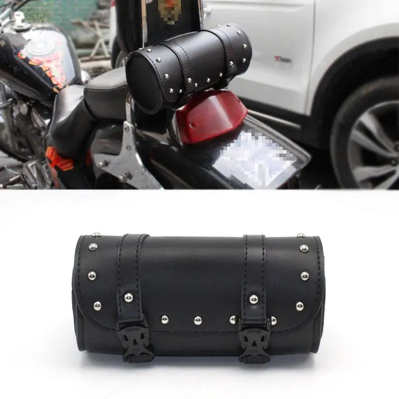 

Retro Motorcycle Fork Bag Saddlebags Large Capacity Side Case Bag Waterproof Electric Bike Accessories