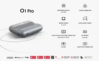 JMGO O1 Pro 1080P FHD Ultra Short Throw Projector 4K Supported Movie Projector Smart UST Projection for Home Theater Projector