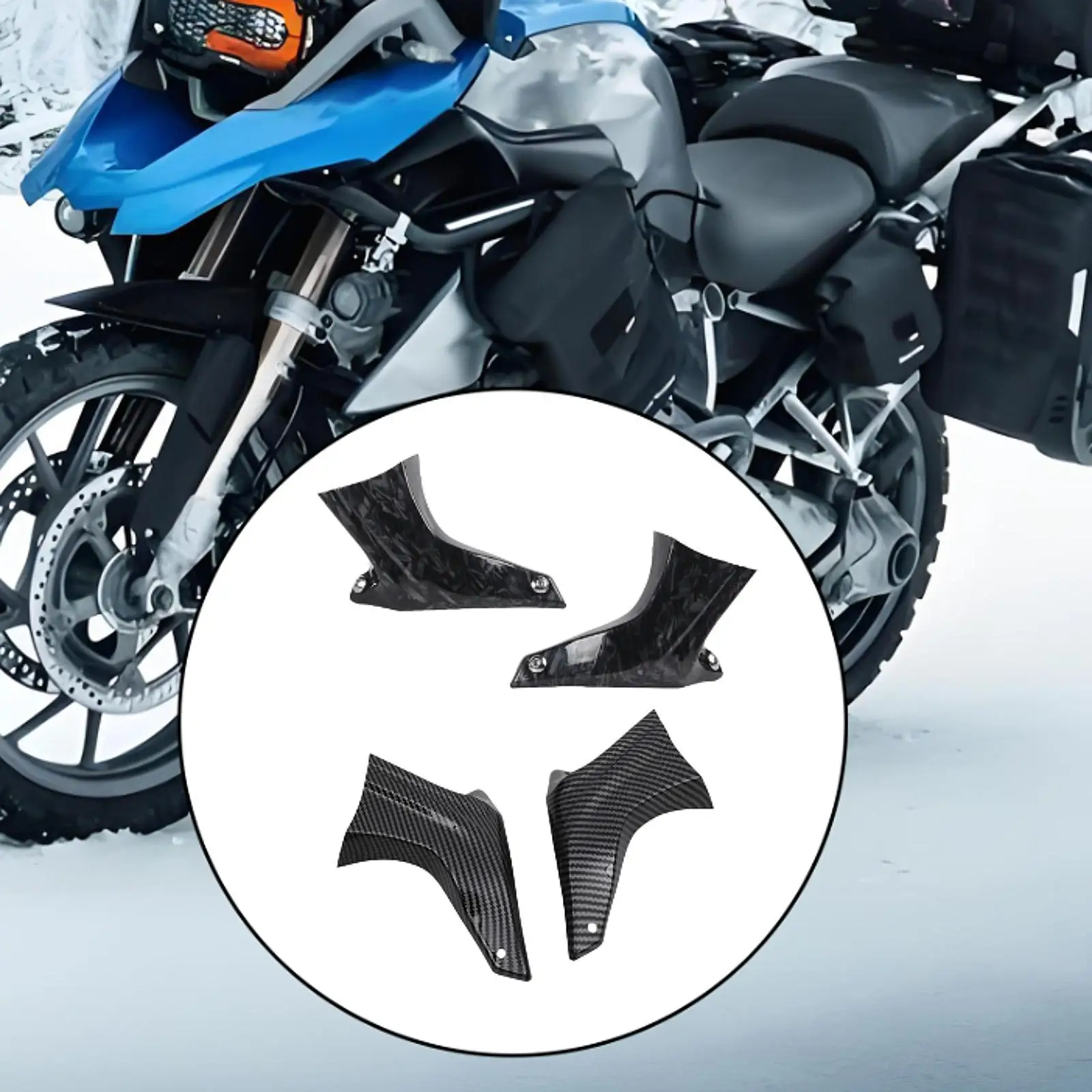 

Крышки кабелей воздушного охлаждения тормоза двигателя, направляющие крышки суппорта для R1200GS