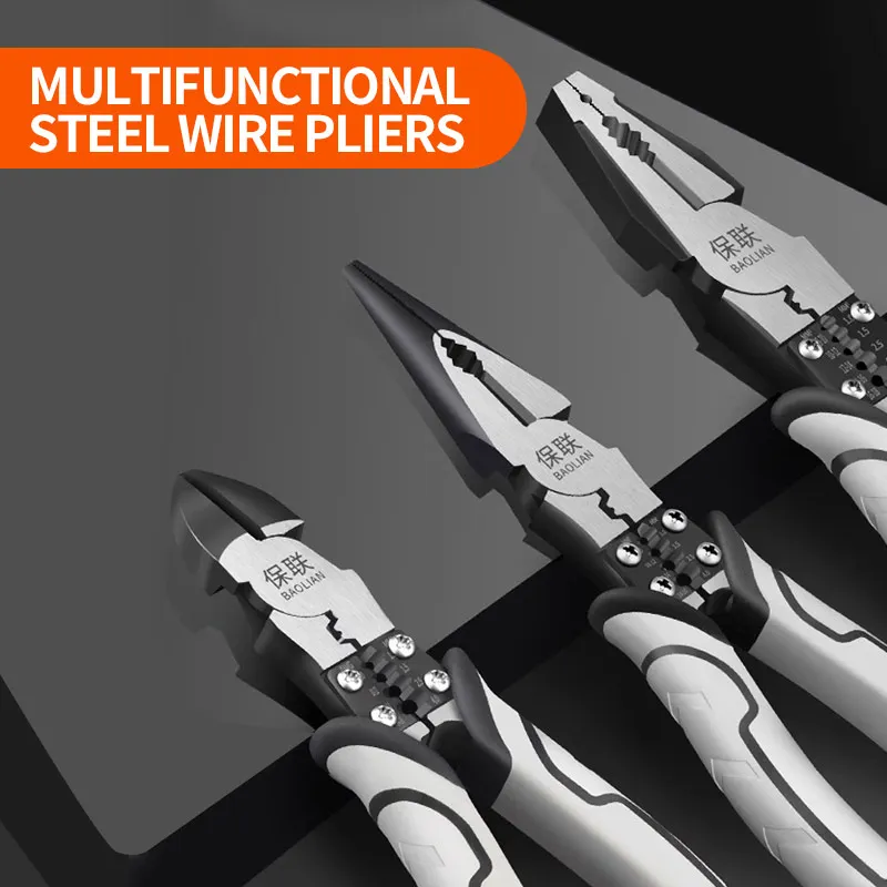 

Multifunctional Diagonal Wire Stripping Pliers Electrician Special Tools Wire Cutter Cable Cutter Wire Pliers Repair Tools