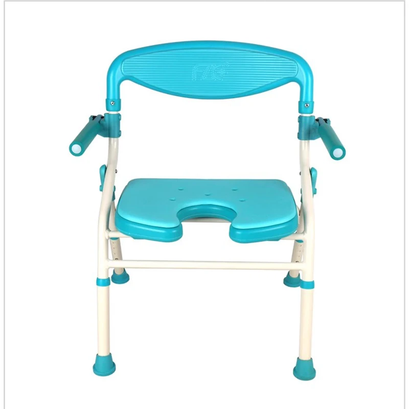 Folding Crutch Stool Senior Chair Rest Stool Shower Senior Chair Portable Additional Sponge Duschstuhl Mit Ruckenlehne Furniture