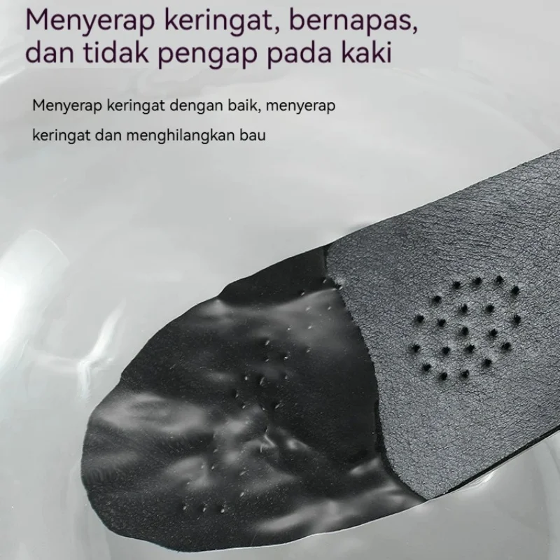Leather Latex Sports Insole Soft Comfortable Insoles for Shoes Shoe Pads Shock Absorbing Plantar Fasciitis Template Inserts image 6
