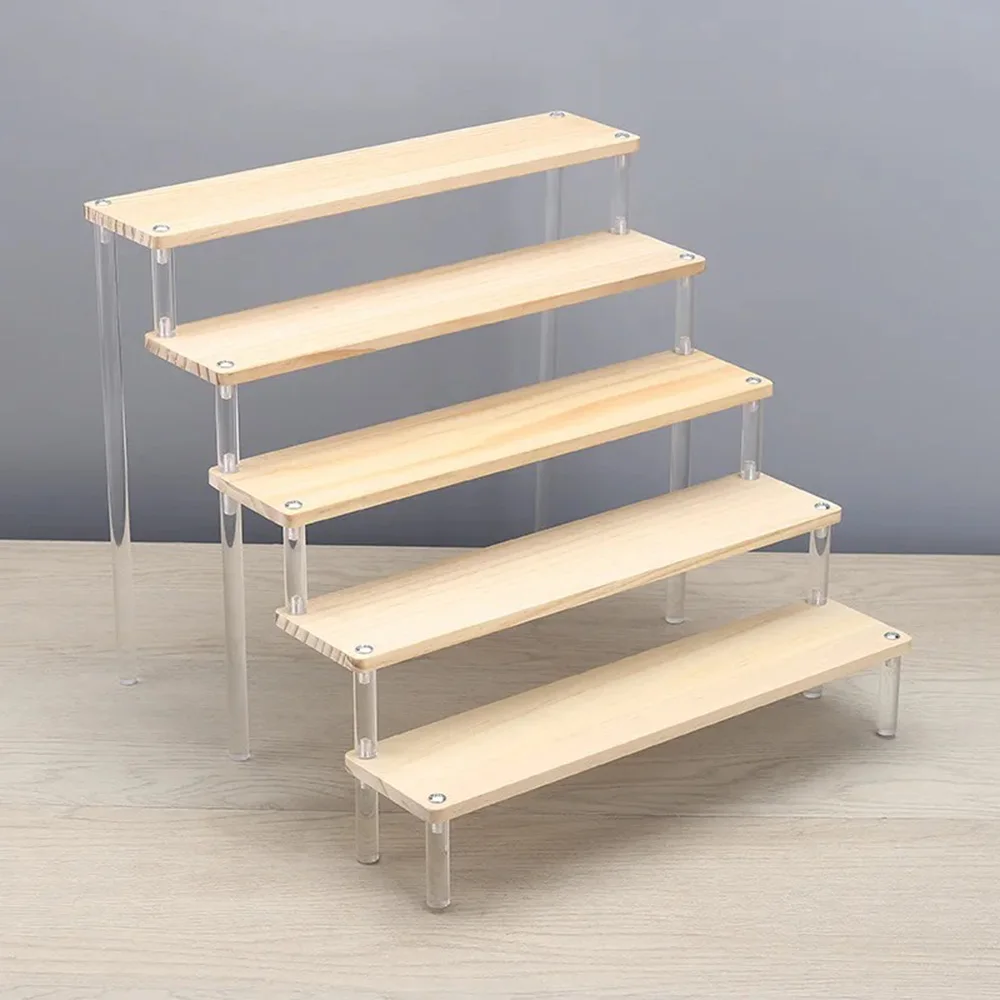 

Jewelry Organizer Wooden Display Stand Jewelry Watch Storage Holder Bracelet Ring Earring Display Stand Accessory Organizer