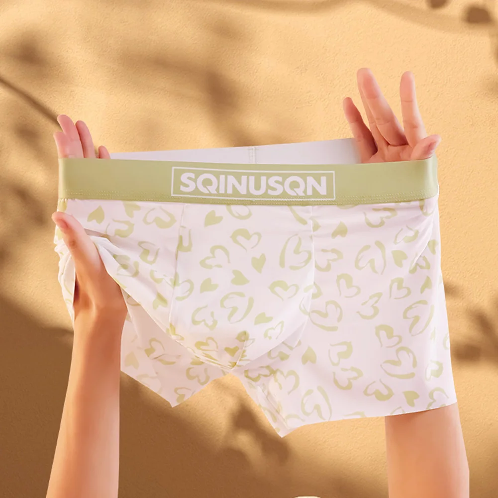 Comfortable Thin Boxers For Men Comfort Sexy Boxers Blue Breathable Boxers Classic Style Comfort Fit Pouch Design