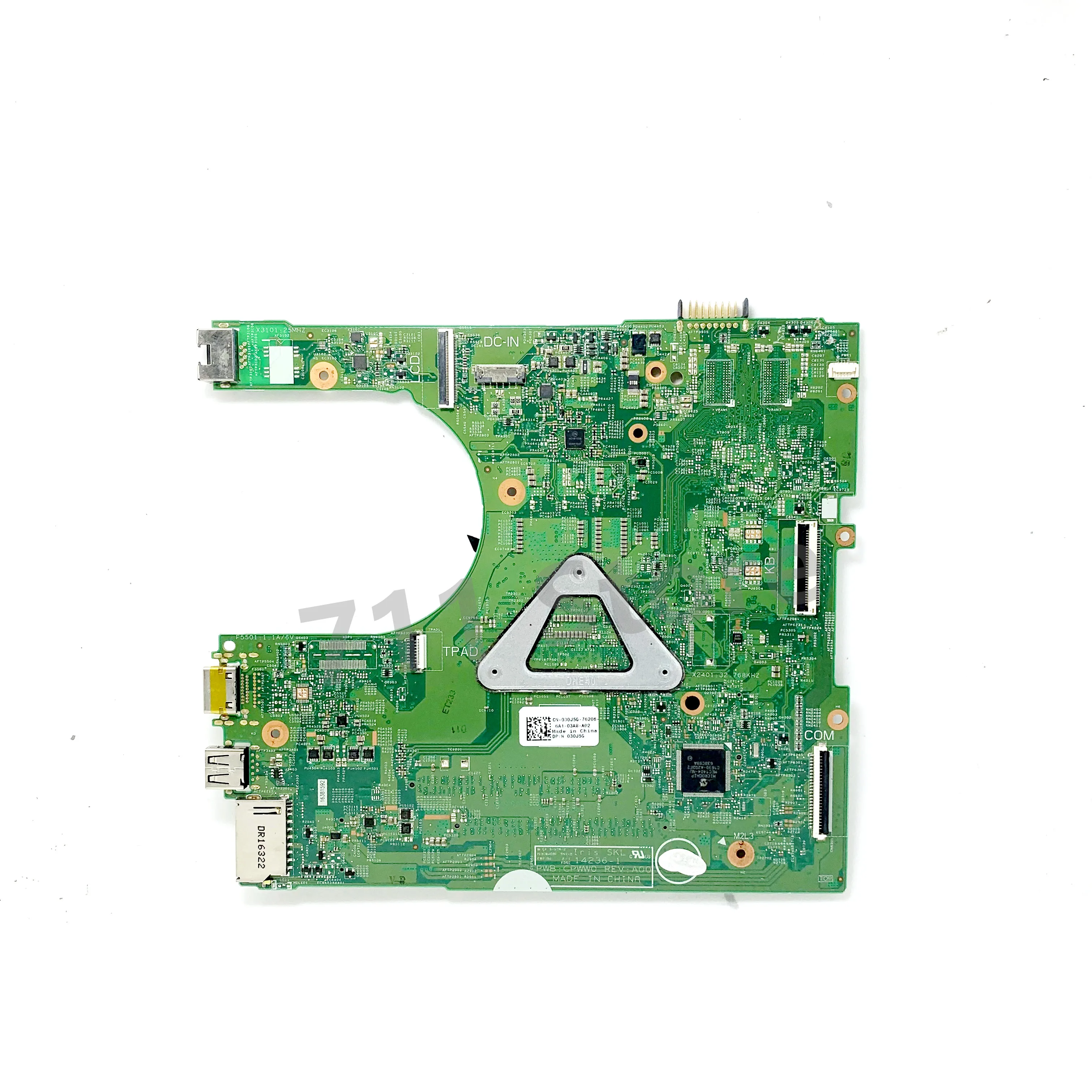 Imagem -02 - Laptop Motherboard para Dell 100 Testado Funcionando Bem Cpu 30j5g 030j5g Cn030j5g 142361 3459 3559 Laptop Sr2ey I56200u