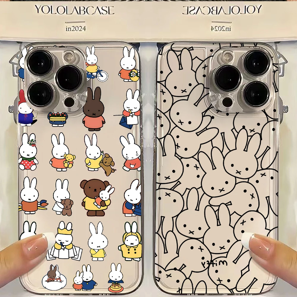 Cute Rabbit New Phone Case For Samsung Galaxy A27 A37 A57 A16 A07 A17 A36 A26 A56 A55 A35 A25 A15 A05s A54 A24 A14 A06 A05 4G 5G