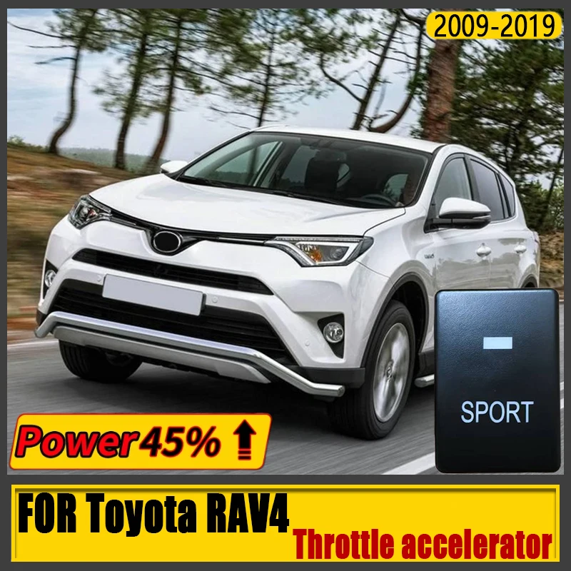 

Sports Throttle Accelerator Switch Module Compatible with 09-19 Toyota RAV4 - Performance Enhancement Accessory