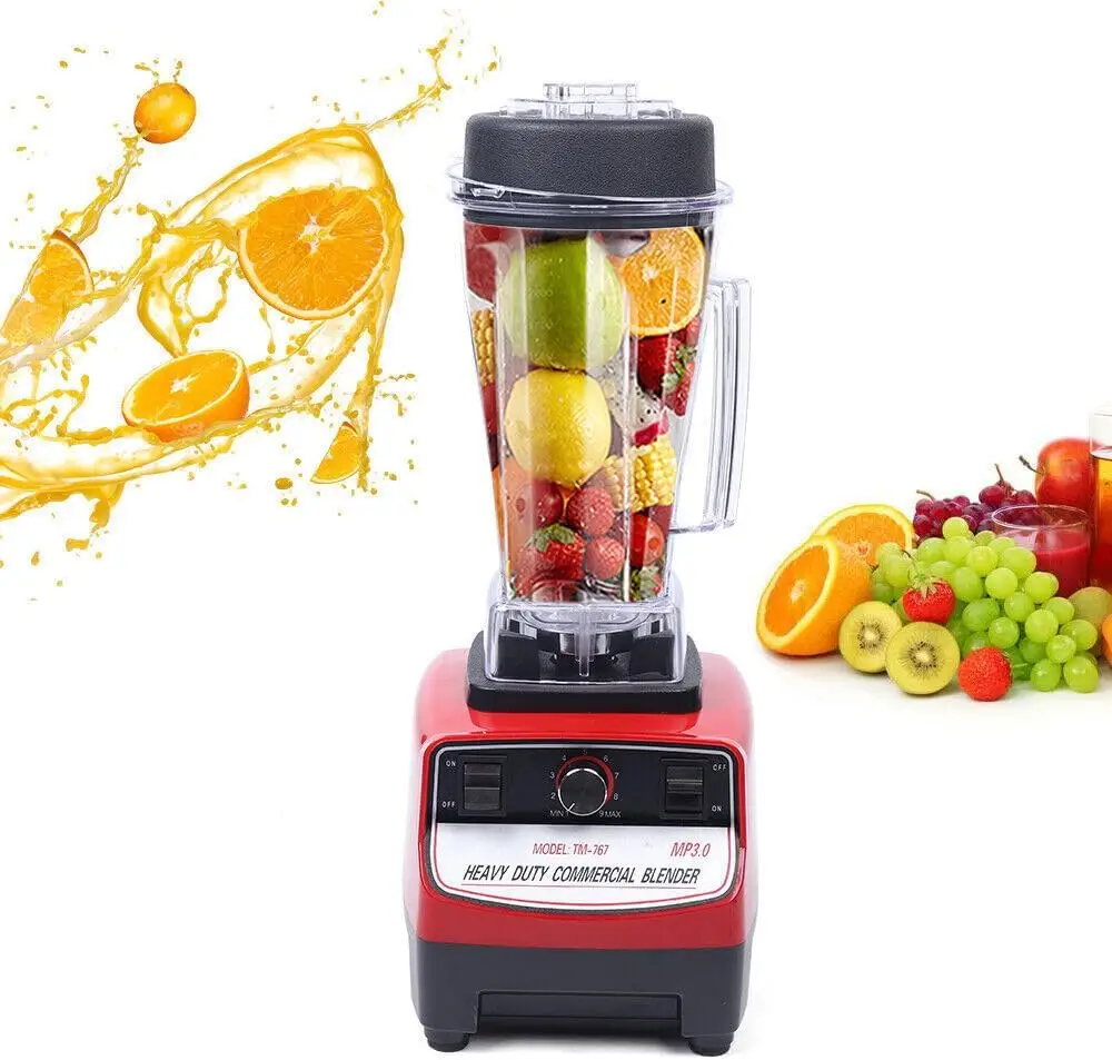 

Professional Countertop Blender, 1500W High Power Commercial Blender Smoothie Maker Heavy Duty High Speed Mixer Juicer Smoothie
