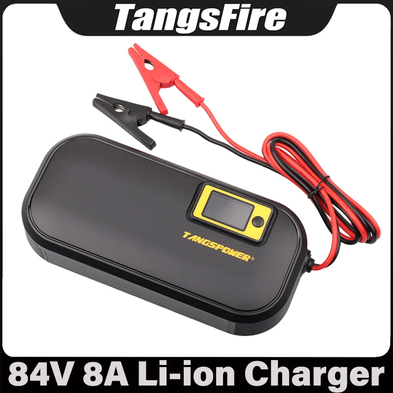 84V 8A Li-ion Battery Charger 20S For 72V 74V Electric Bike Scooter Lithium Battery Charger Crocodile Clip High Quality Adapter