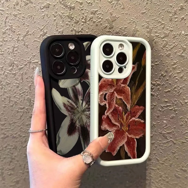 الحبر غسل زهرة جراب هاتف ل ممن لهم رينو 14F 11F 12F 13F 14 13 برو 11 12 10 برو زائد 8T 4 5 6 7 8 برو 6Z 5Z لينة غطاء سيليكون