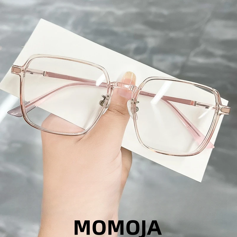 MOMOJA Ultra Light And Fashionable Large Frame TR90 Anti Blue Light Eyeglass Frame Optical Prescription Eyeglass Frame 8906YF