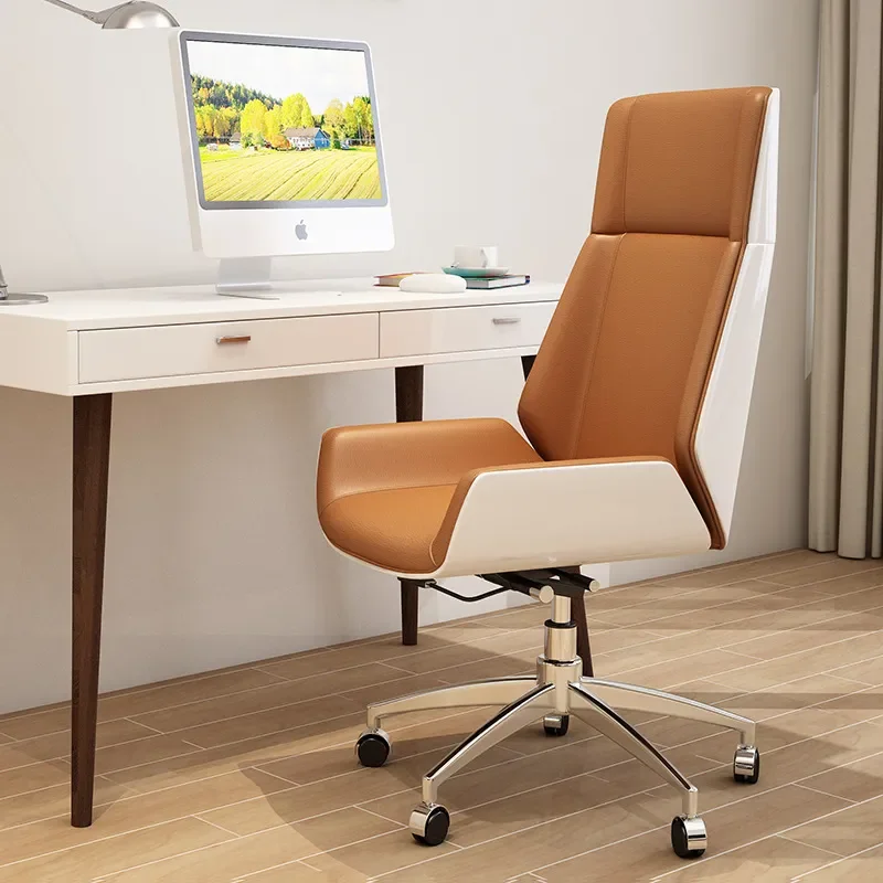 Modern Light Luxury Boss Chair High Back Executive Office Chair Ergonomic Computer Desk Swivel Chair for Manager Conference
