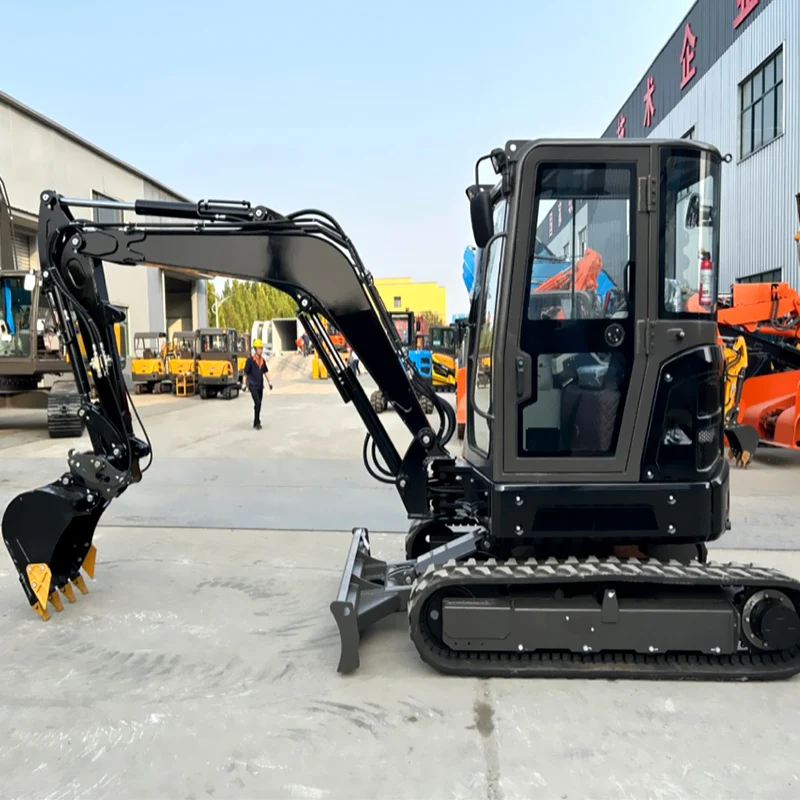 

Customized New EURO 5 Kubota engine 0.12 cbm Bucket Crawler 3.5 Ton Tailless Mini Excavator With Quick Connectors