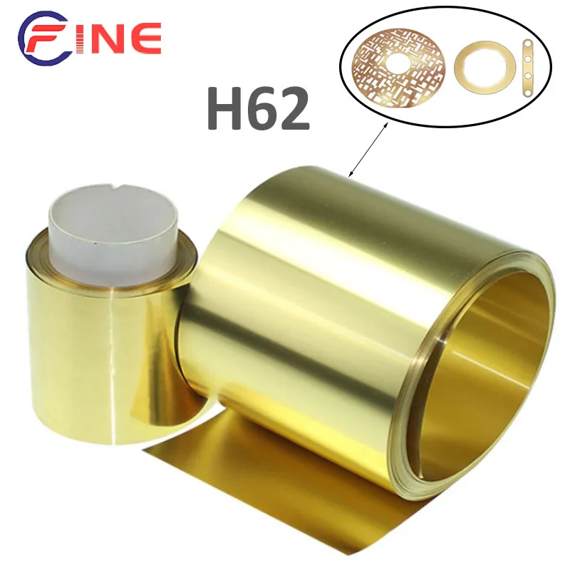 Brass Strip Brass Sheet Foil Plate Belt brass Skin Width 10-300mm Thickness 0.01-0.5mm