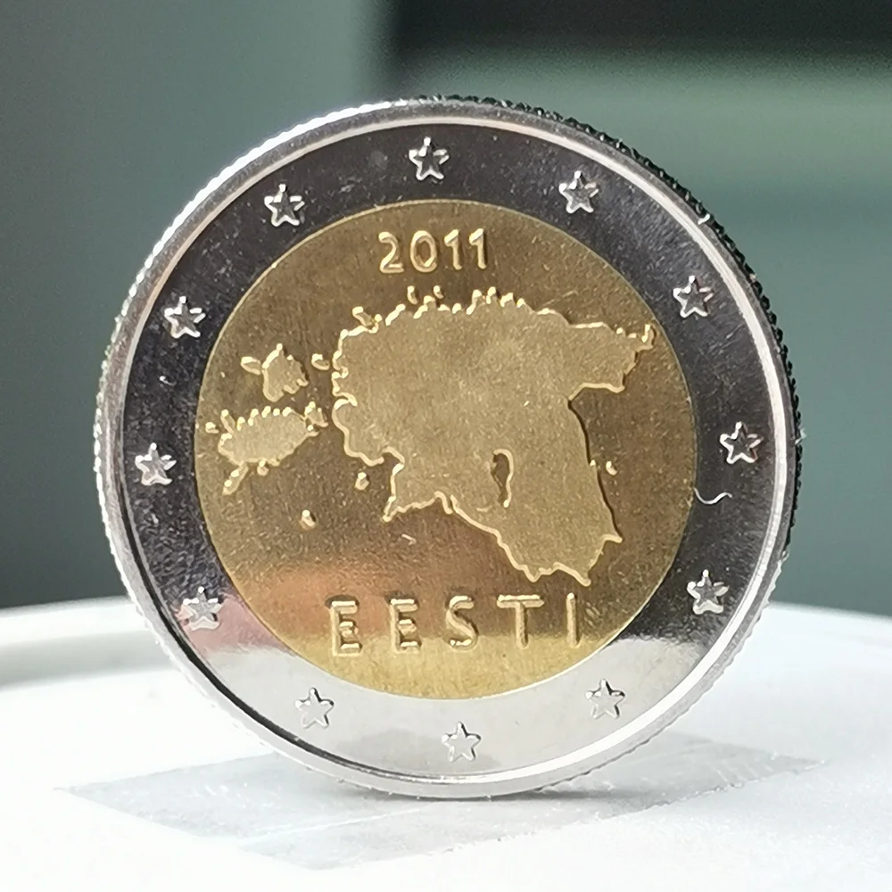 أوروبا الساخن بيع العملات الذهبية تذكارية النحاس مطلي النيكل BiMetal تحدي عملة مجموعة العملات المادية