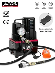 220V 1.2KW High-Voltage Electric Pump Tools Manual/Foot Switch Electric Hydraulic Pump Hydraulic Station QQ-700