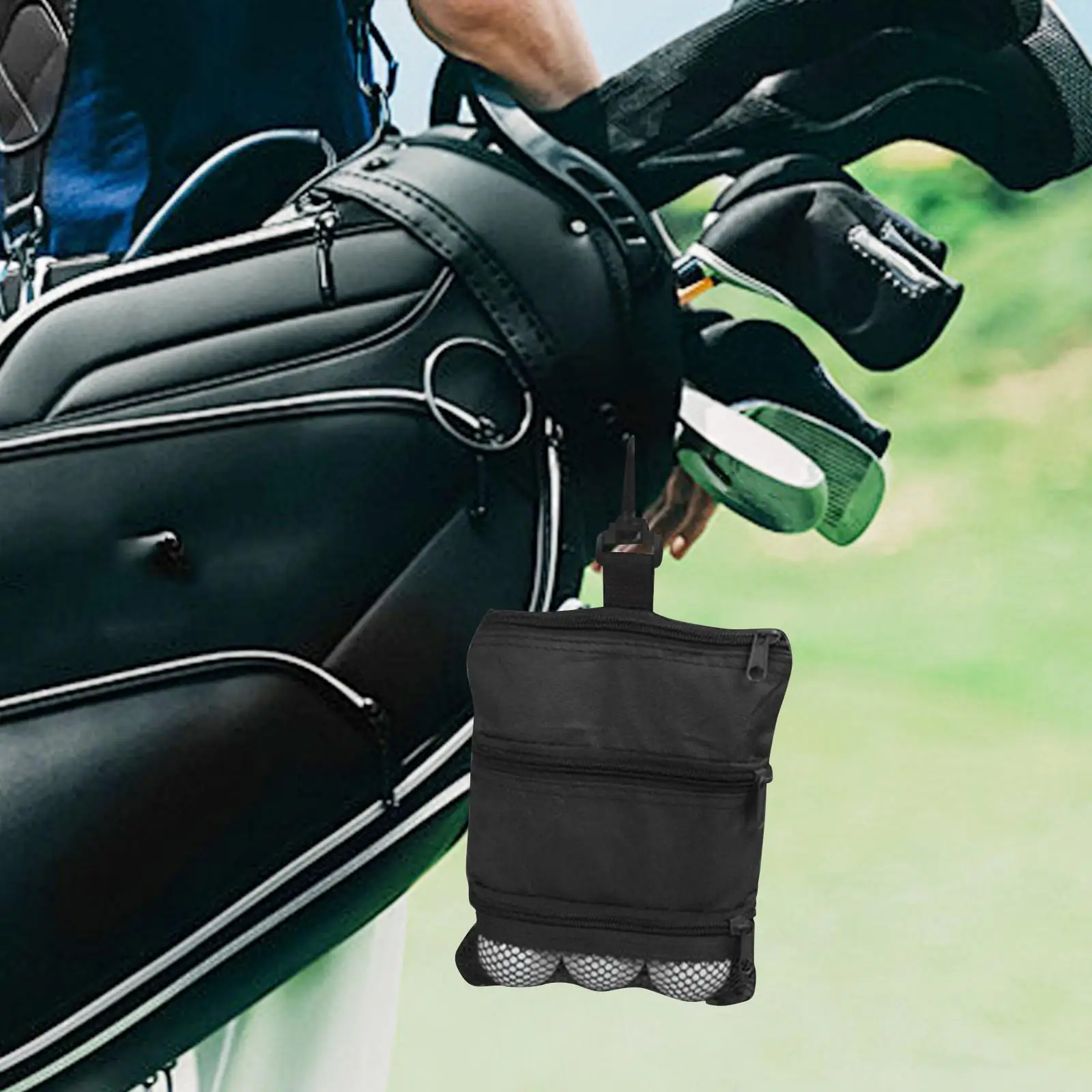 

Golf Tee Bag Multifunctional Men Women Professional Portable Golf Ball Carry Bag