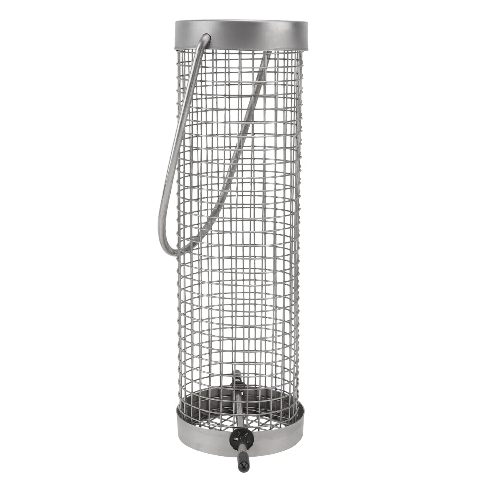 

Stainless Steel Bird Feeder Outdoor Feeding Balcony Tool-free Installation Long-term Use Food Container Durable