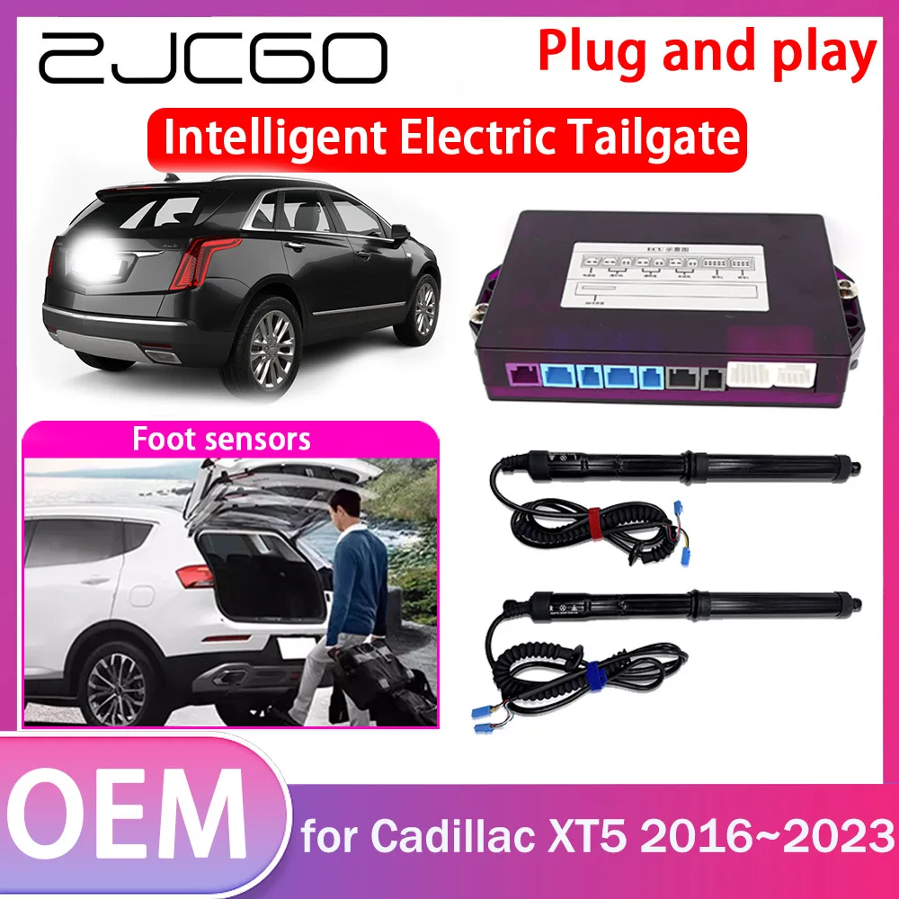 

ZJCGO Electric Tailgate Lift Drive Trunk Opening Tail Gate Lift Soft Close Car Door for Cadillac XT5 2016~2023