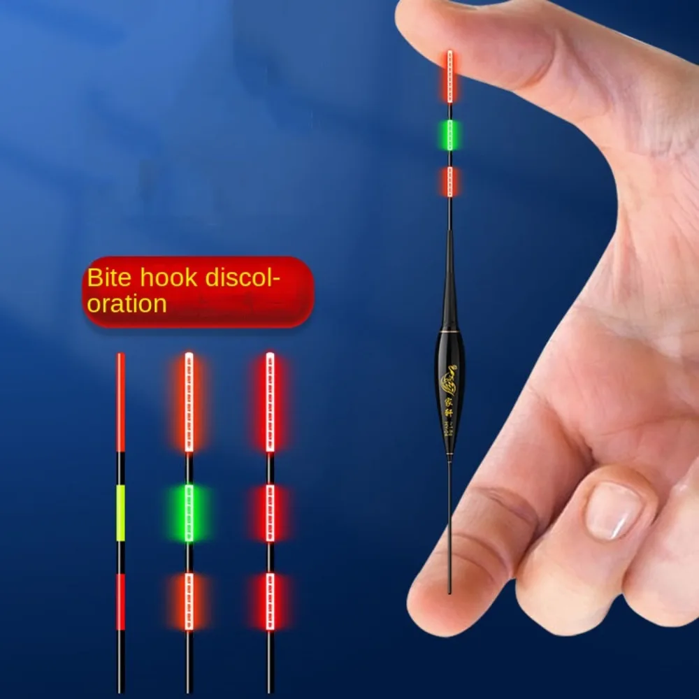 Inteligentna dioda LED pływak wędkarski 2 bardzo czułe światło przypominające czujnik grawitacyjny świecące elektryczne wędkowanie stroboskopowe długi tren pływak