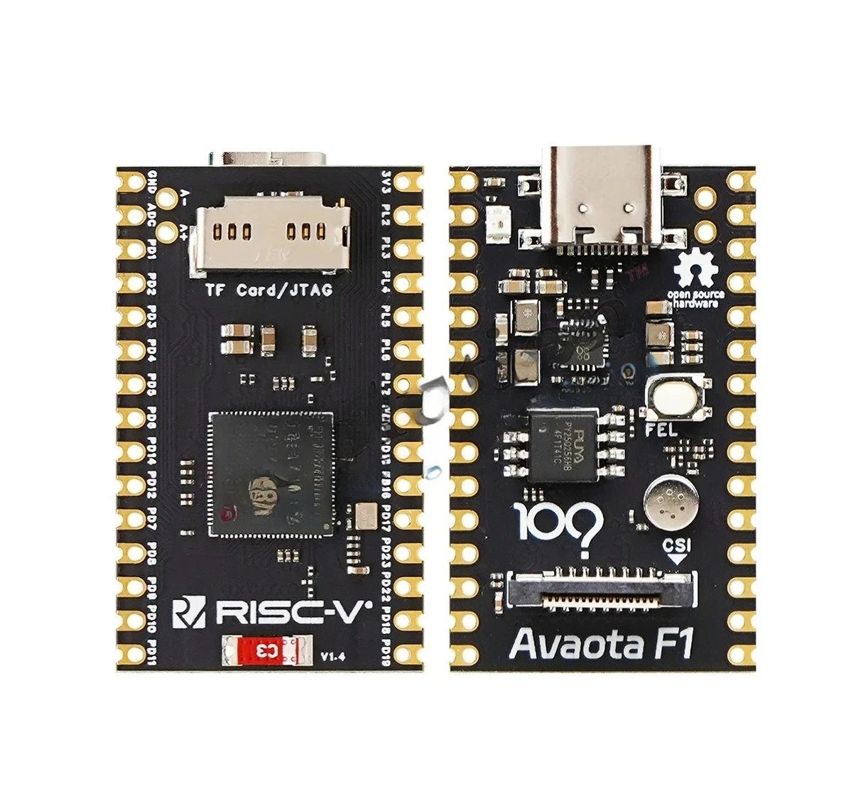 Avaota F1 V821 Pico Single Board Computer Avaota Minimum System Core Development Board with MIPI Color Camera