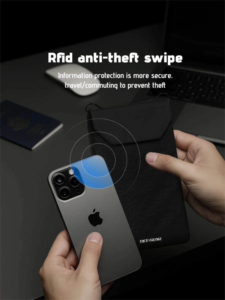 OCEGEAR حقيبة كروس صغيرة للرجال حقيبة هاتف عادية السفر حقيبة كتف صغيرة الذكور حقيبة رافعة خفيفة الصدر حزمة حقيبة ساع #3