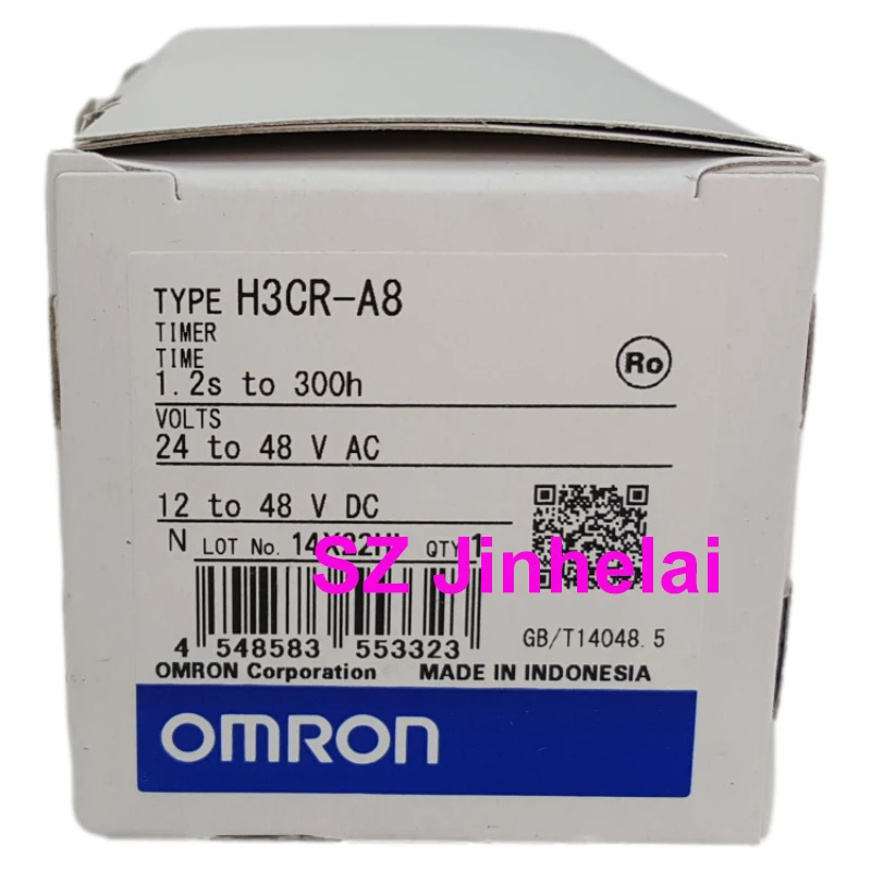 Omron H3CR-A8 Authentic Original Time Relay Time Calculator Solid State Timer 100-240VAC or 24-48VAC/12-48VDC