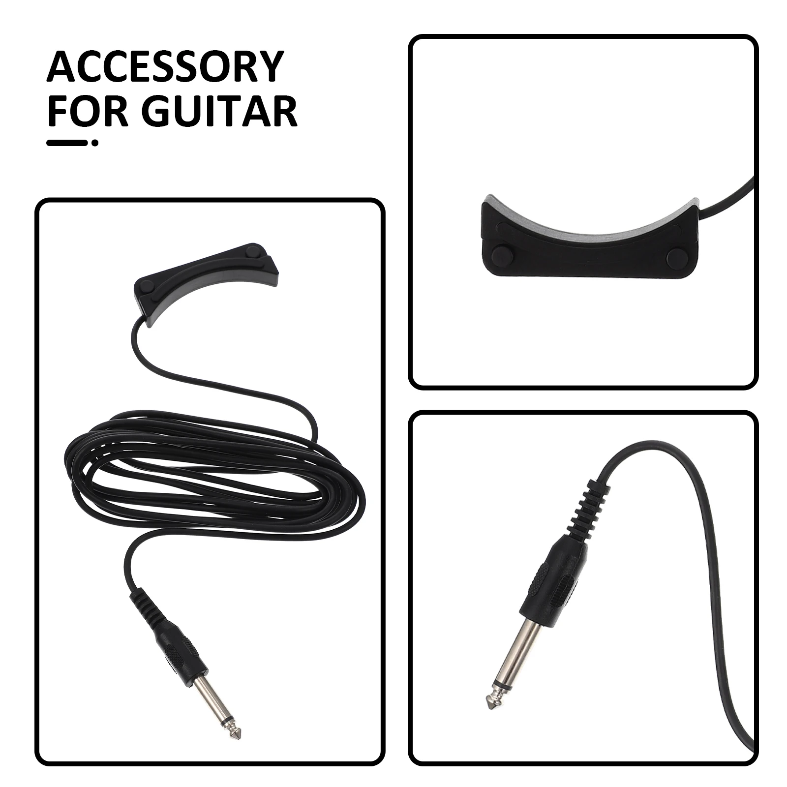 

Guitar Pickups Electric Picks Folk Piezoelectric Professional Bc Bass Accessories Sound for Ukulele Transducer Ballad