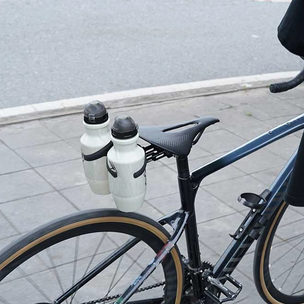 

Bike Bottle Cage Saddle Mount Adapter Aluminum Alloy Lightweight Bike Saddle Cup Cage Adapter Bike Accessories