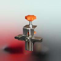 Handy Door Mounting Jig for Cabinets; Stainless Steel Home Repair Tool