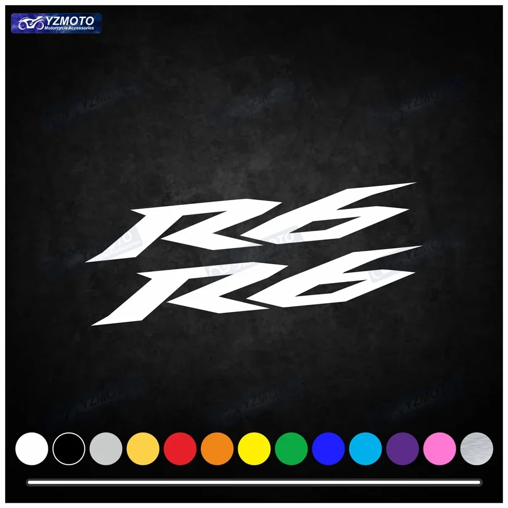 

"Vinyl Racing Decal Sticker for Yamaha YZF R6 Motorcycle Fuel Tank Fairing Helmet Windshield Logo"