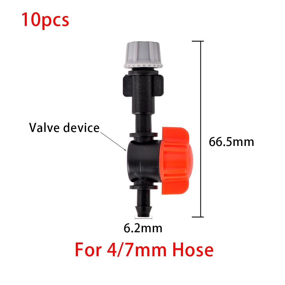 Zraszacz rozpylający podłączenia 4/7 8/11 16mm dysza wąż podlewanie ogrodu dysza rozpylająca do nawadniania chłodzenie 2/5/10 sztuk