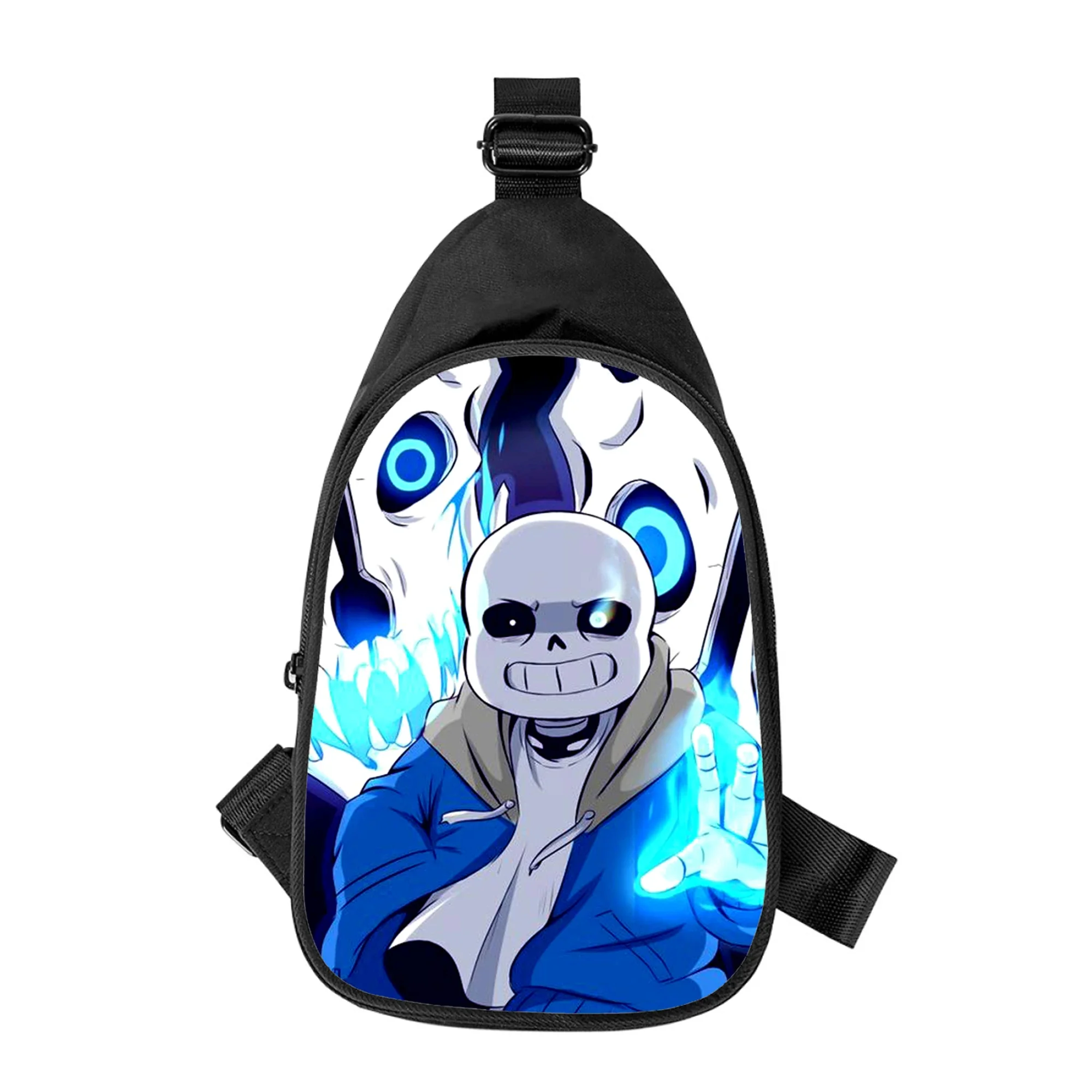 Undertale sans game 3D Print New Men Cross Chest Bag diagonal Women Shoulder Bag marito School marsupio maschile chest Pack