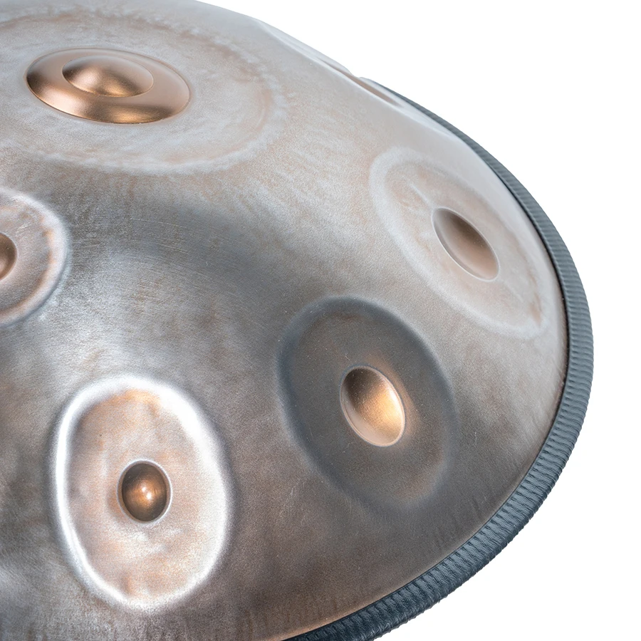 Ethereal Tone, Long Sustain, Rich Overtones, Ash Steel MaterialSun-18 Notes Handpan Customized Service