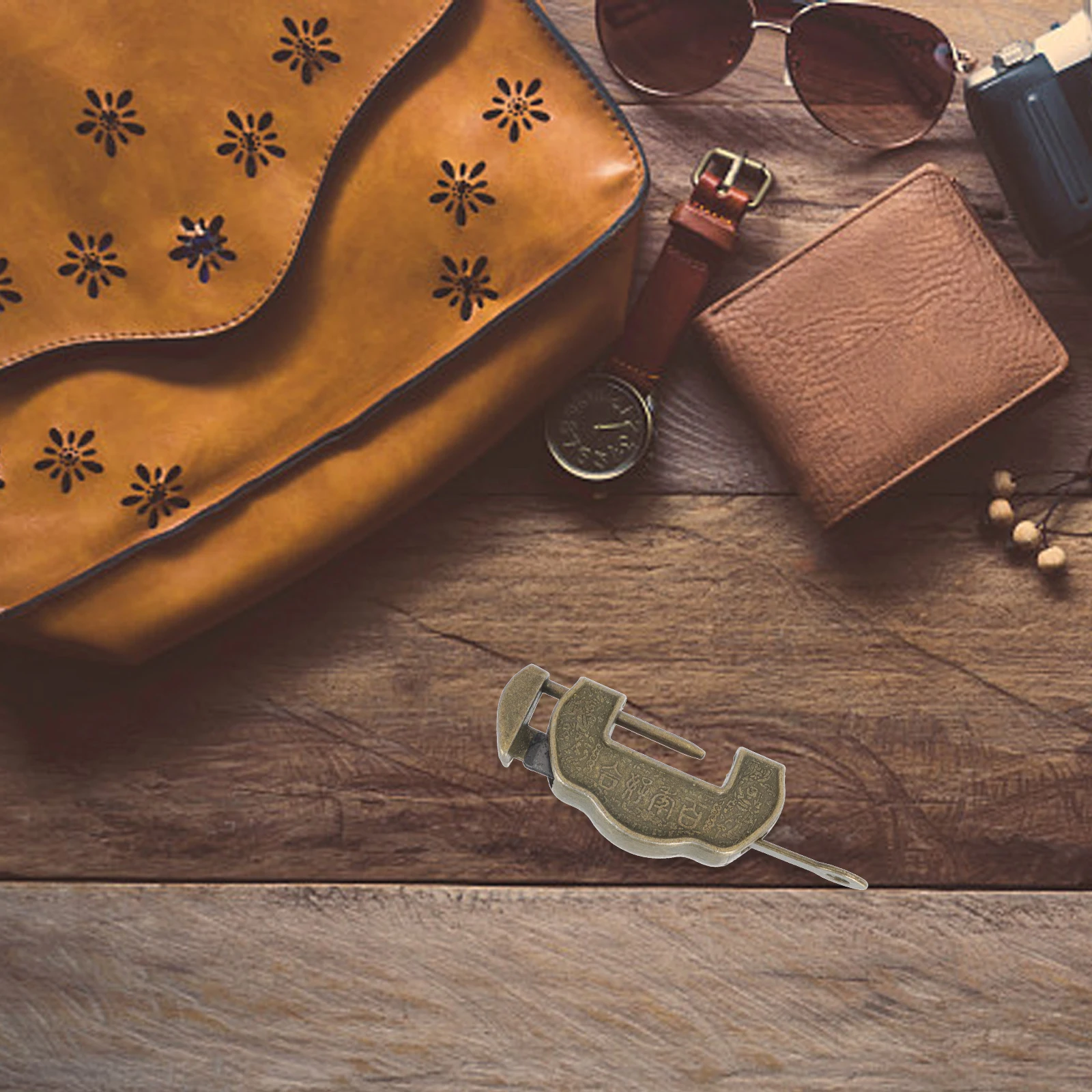 

1Pcs Chinese Padlock Retro Jewelry Box Latch Zinc Alloy Decorative Cabinet Lock Cabinet Locks Jewelry Box Lock