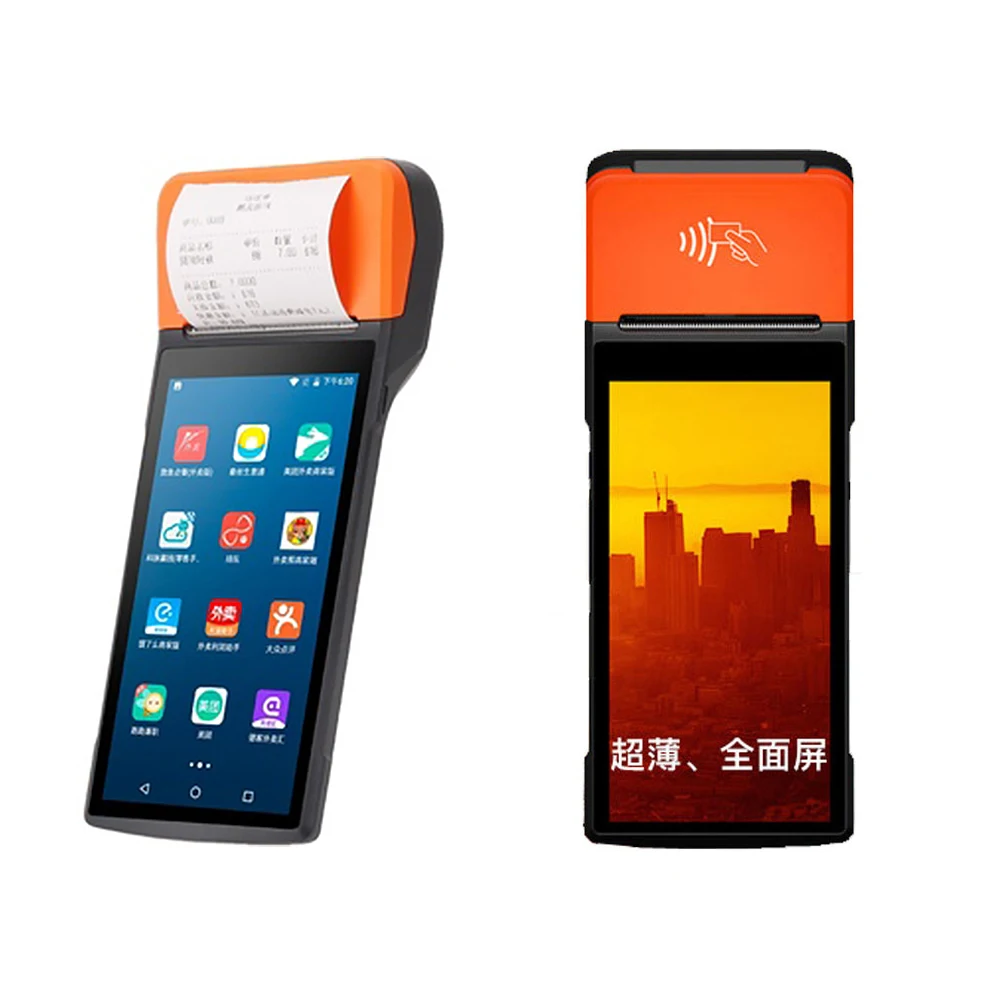 

Беспроводной кассовый аппарат Android Pos-терминал с сенсорным экраном, автобусный билет Pos, портативная лотерея машина