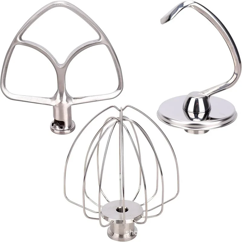 K45B mixing paddle, K45DH dough hook, K45WW egg beater accessories