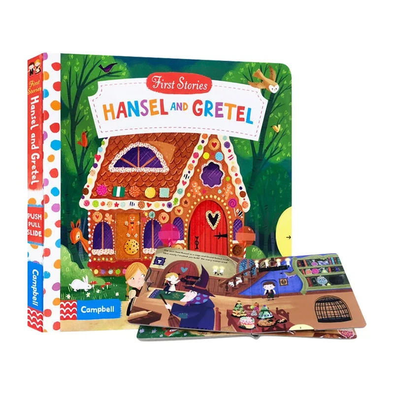 

Первые истории Hansel и Gretel BUSY, детские книги для детей 1 2 3 лет, английская книжка с картинками 9781509851690