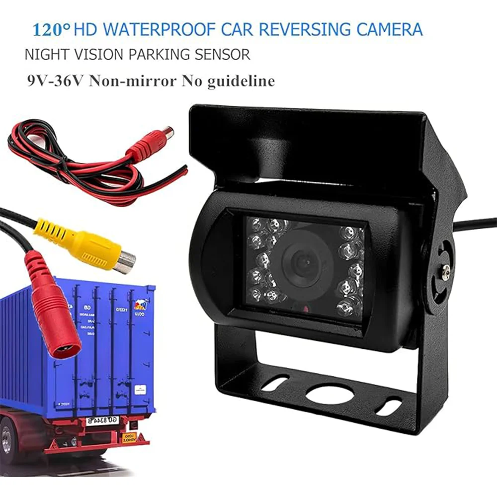 

1pcs New Design RCA Waterproof CCD Backup Camera With Night Vision for Truck/Caravan/Bus/RV/Horse Trailer