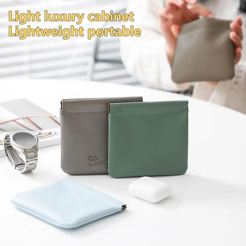 Cosmetic Bag Practical 3 Colors Lipsticks Holder Case Travel Wire Jewelry Organizer Pouch for Trip