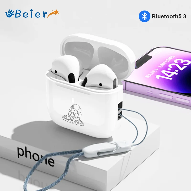 

Beier AP05 Wireless Earphone 9D Sound Bluetooth5.3 Headphone Buds5 TWS Stereo Headset Sport Gaming Earbuds Waterproof With Mic