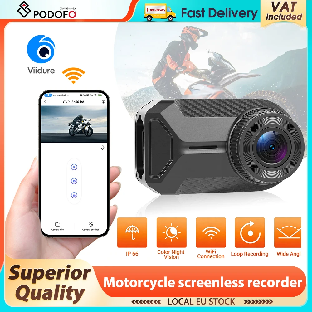 GRABADOR SIN PANTALLA PARA MOTOCICLETA