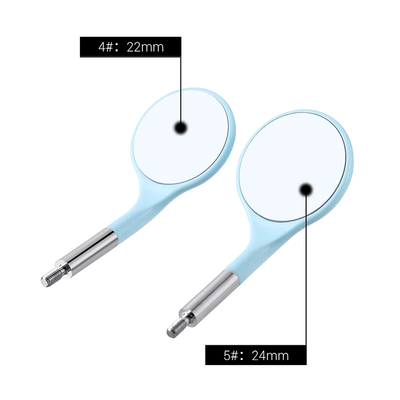 

Ultra Clear Plastic Mouth Mirror Manual Power Source Metal Material