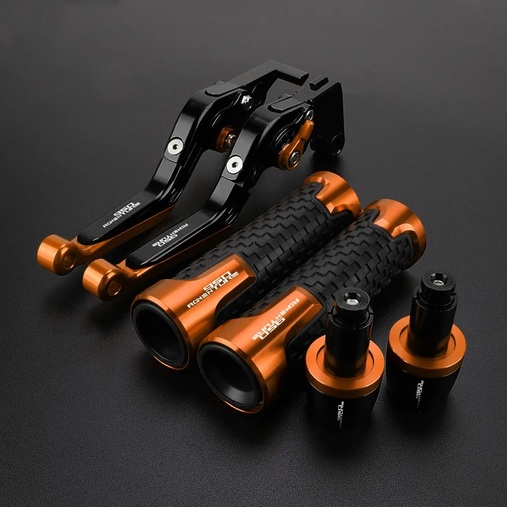 

Motorcycle For 950AdventuRe 2003-2006 2005 2004 Folding Adjustable Brake Clutch Levers Handlebar Hand Grips ends 950 AdventuRe