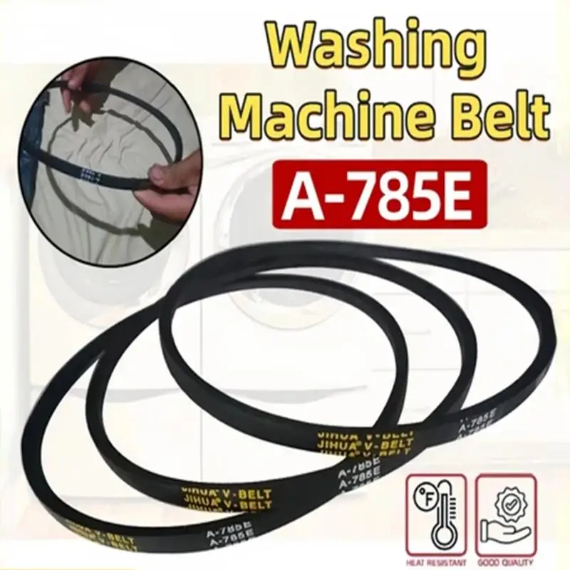 A785E Washing Machine Belt Sturdy Wear Resistant Rubber Durable Appliance Repair Part Easy Install for Home Laundry Use