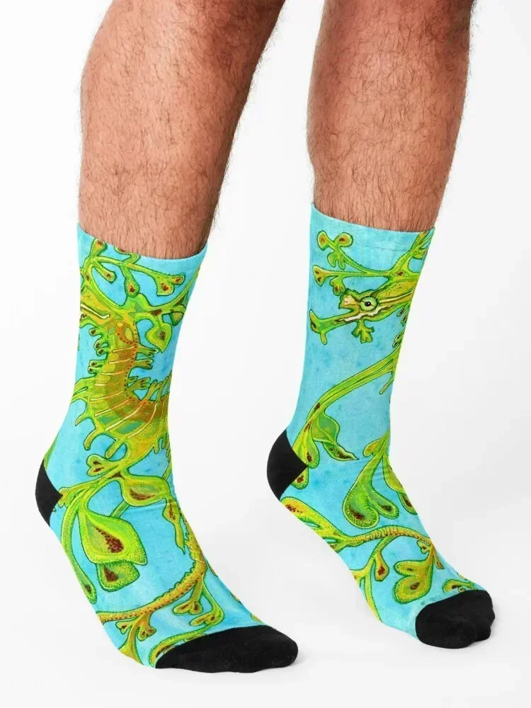 LEAFY SEA DRAGON Socks football Men's essential kawaii Men's Socks Luxury Women's