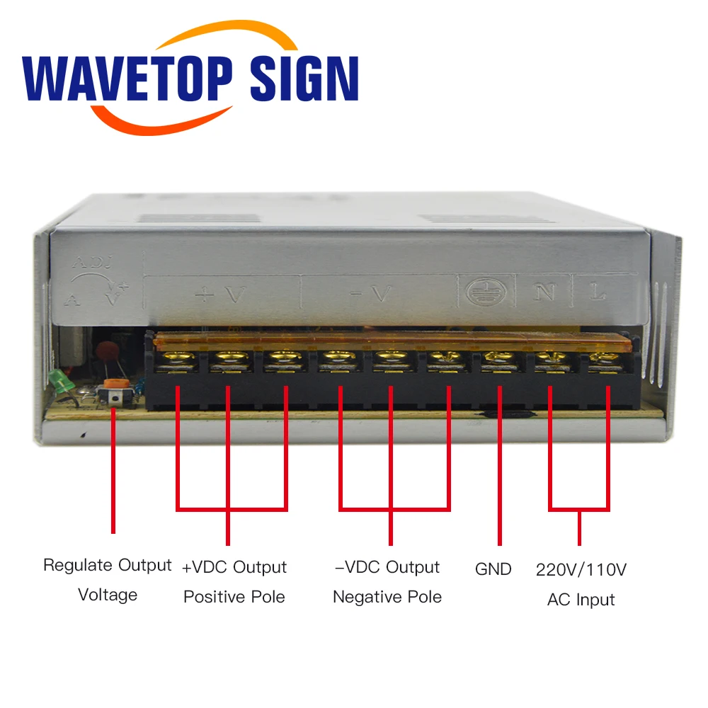 SignkoRay 360W Switch Power Supply S-360W DC12V-110V مخرج واحد لآلة الليزر